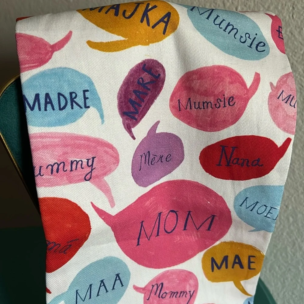New Anthropologie Mr. Boddington’s Studio For Mom Graphic Dish Towel